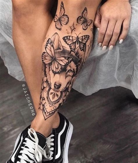 tatuajes para piernas de mujer|60 ideas para Tatuajes en Pierna